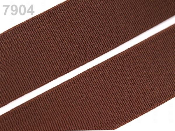 Gummiband Schokobraun 2 cm Breite
